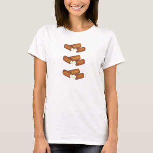 Camiseta Mozzarella Fried Sticks Queijos Comidas