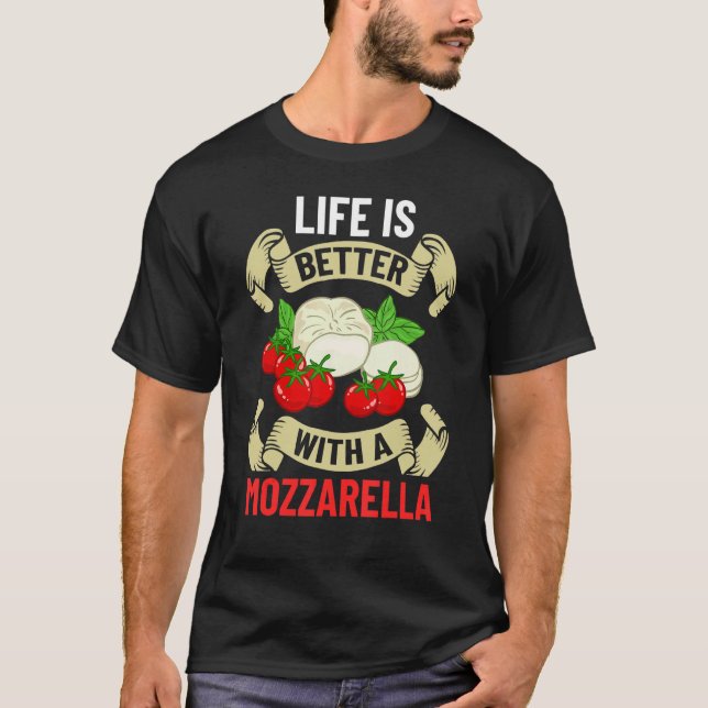 Camiseta Mozzarella Queijo Recebe Buffalo Italiano Fresco 1 (Frente)