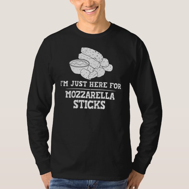Camiseta Mozzarella Sticks Pão de queijo (Frente)