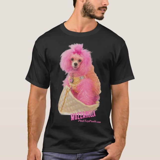 Camiseta MozzarellaThePoodle, Poodle Shirt (Frente)