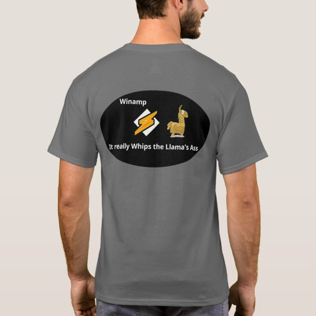 Camiseta MP3 Llama (Verso)