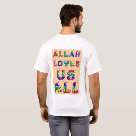 Camiseta MPV - Allah ama-nos todo o t-shirt