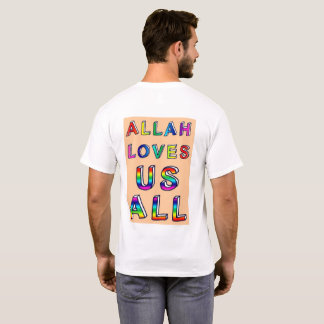 Camiseta MPV - Allah ama-nos todo o t-shirt