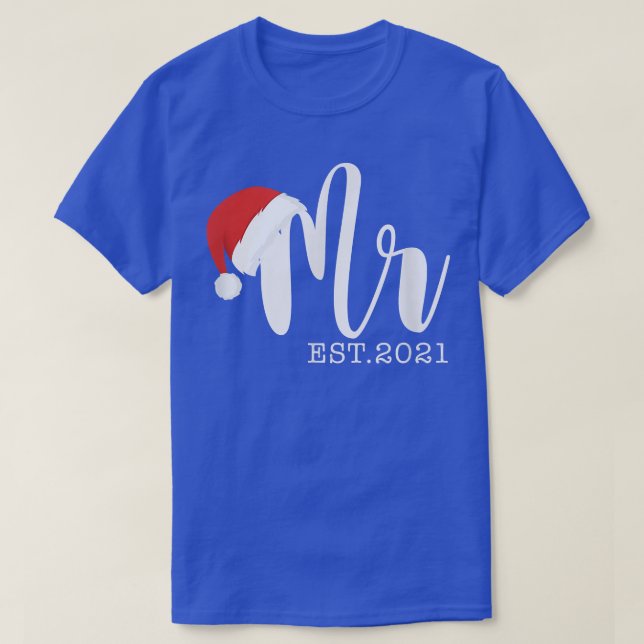 Camiseta Mr Claus & Mrs Claus Est (Frente do Design)