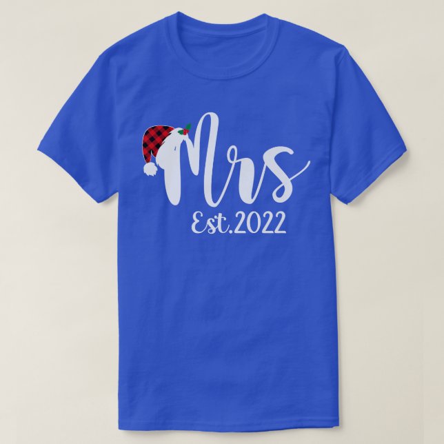 Camiseta Mr Claus & Mrs Claus Est (Frente do Design)