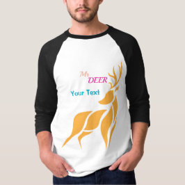 Camiseta Mr. Deer Graphic – Rustic Woodland Style