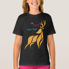 Camiseta Mr. Deer Graphic – Rustic Woodland Style