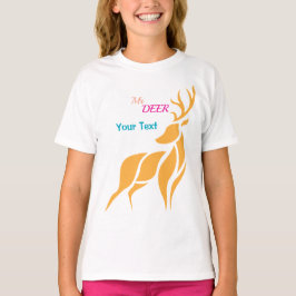 Camiseta Mr. Deer Graphic – Rustic Woodland Style