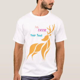 Camiseta Mr. Deer Graphic – Rustic Woodland Style