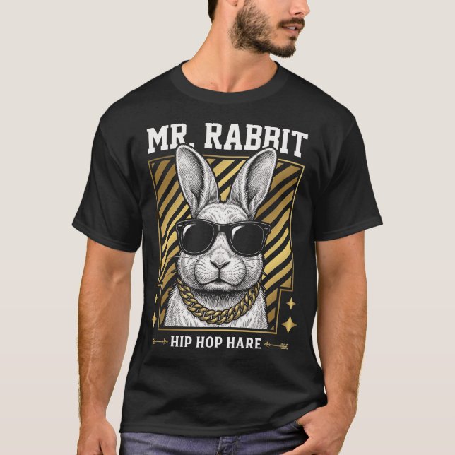 Camiseta Mr Rabbit Hip Hop Hare (Frente)