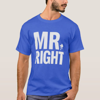 Camiseta “Mr Right” Groom T-Shirt