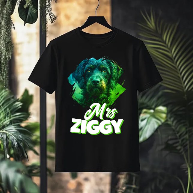 Camiseta Mr. Ziggy Personalized Dog Photo,Custom Pet Lover (Criador carregado)