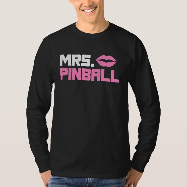 Camiseta Mrs Pinball slot machine gamer partner look men (Frente)