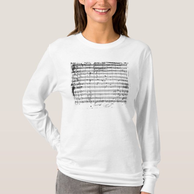 Camiseta Ms.1548 Ouverture da ópera 'Don Giovanni (Frente)