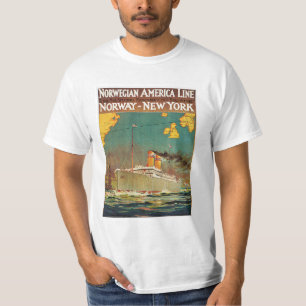 Camiseta MS Bergensfjord no mar