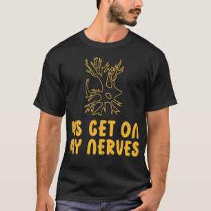 Camiseta MS Coloca-Me Nos Nervos Esclerose Múltipla Sensibi