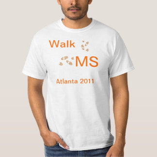 Camiseta MS da caminhada do t-shirt