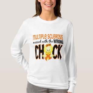 Camiseta MS da esclerose múltipla sujado com o pintinho