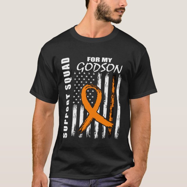 Camiseta MS Godson Multiple Sclerosis Awareness Flag Godpar (Frente)