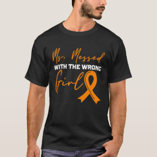 Camiseta MS Mensagada com a Consciência da Esclerose Má-la