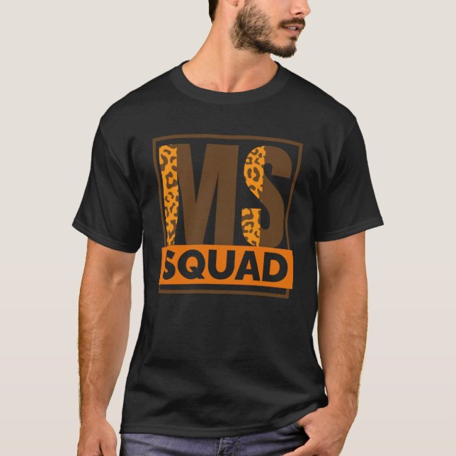 Camiseta Ms Squad Multiple Sclerosis Awareness and MS Suppo (Frente)