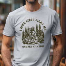 MS warrior, mountain biker, spoonie orange ribbon,