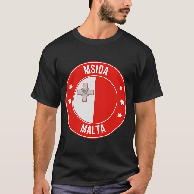 Camiseta Msida, Cidade de Malta (Frente)