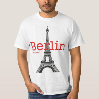 Camiseta Mstake de Berlim & de torre Eiffel