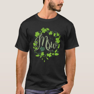 Camiseta MSW Rua Patrick Trabalho de arte Social Worker