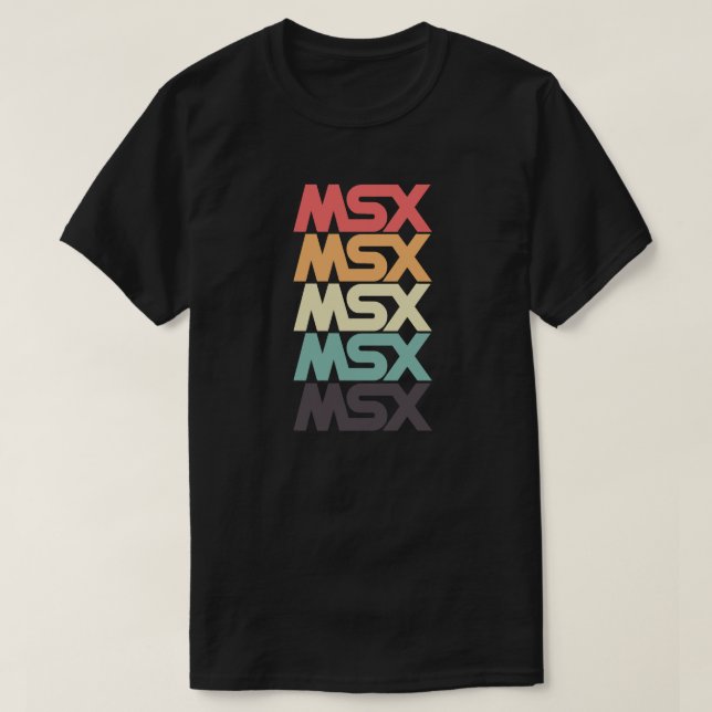 CAMISETA MSX (Frente do Design)