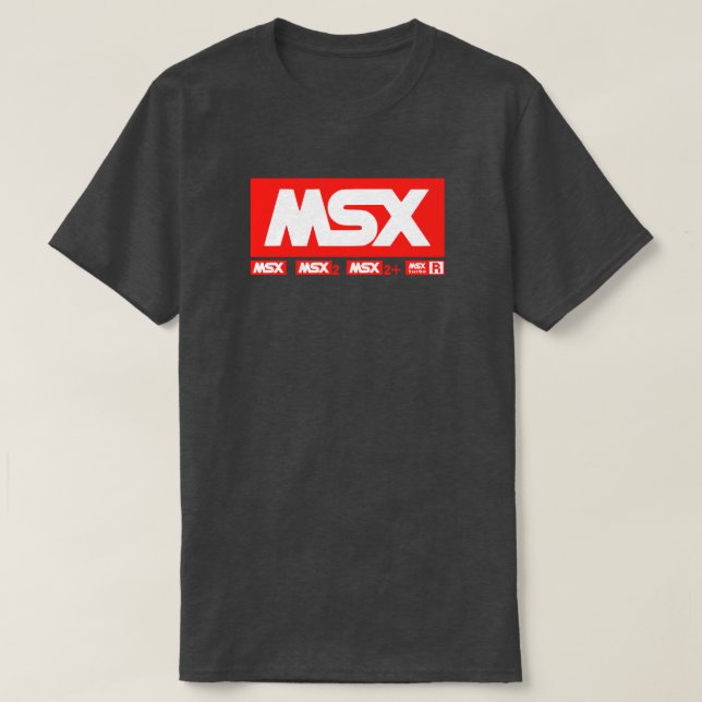 Camiseta MSX Logo - Vintage Retro Computer (Frente do Design)