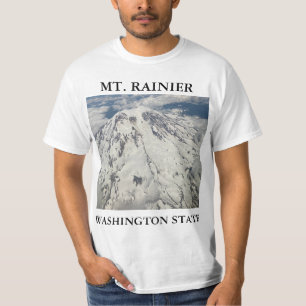 Camiseta MT aérea. Rainier Washington State T-shirt