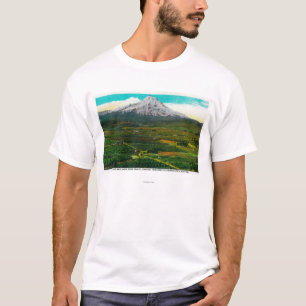 Camiseta Mt. Capa do rio de Hood River ValleyHood, OU