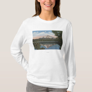 Camiseta Mt. Capa, Oregon - vista da montanha de perdido