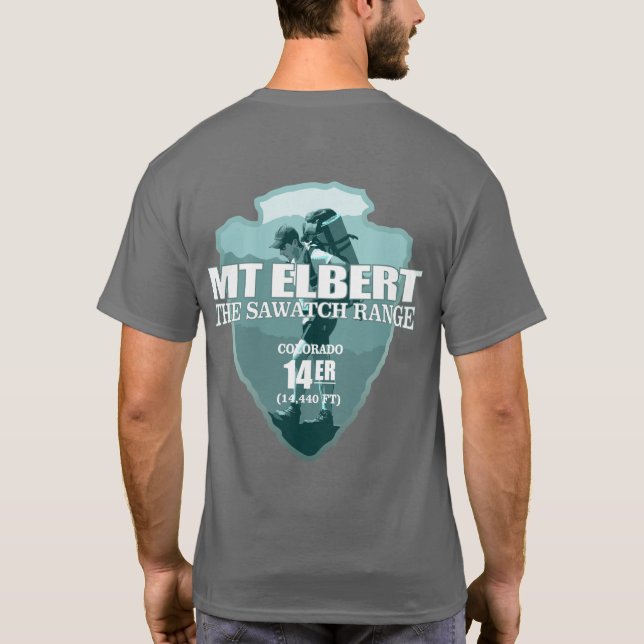 Camiseta Mt Elbert (arrowhead T) (Verso)