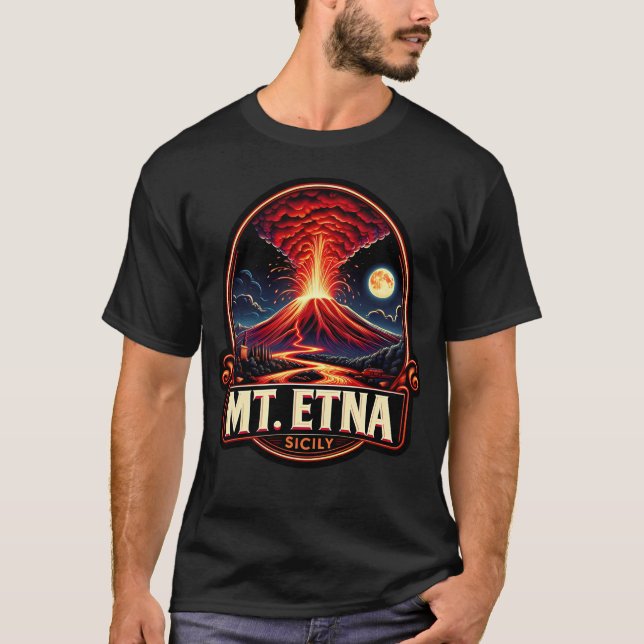 Camiseta Mt. Etna Sicília (Frente)
