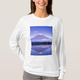 Camiseta Mt. Fuji com Nuvem Lenticular, Lago Motosu,