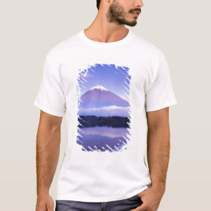 Camiseta Mt. Fuji com Nuvem Lenticular, Lago Motosu,