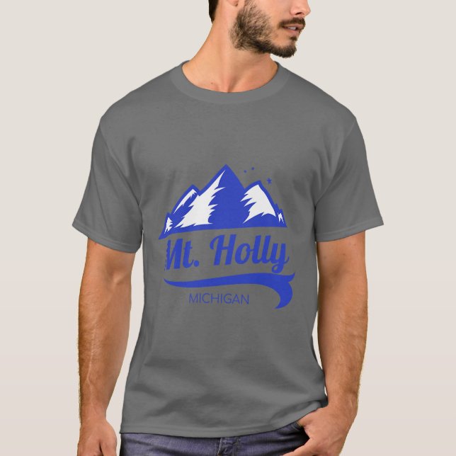Camiseta Mt Holly esquia Michigan 1 (Frente)