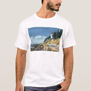 Camiseta Mt. Ilha de deserto, farol baixo da cabeça do