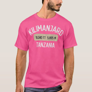 Camiseta Mt Kilimanjaro Maior Pico em África - Clim Vintage