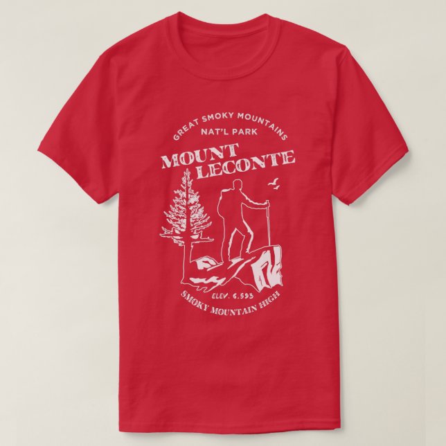 Camiseta Mt Leconte Enfumaçado Mountain Classic (Frente do Design)