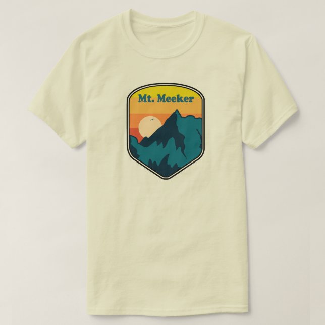 Camiseta Mt. Meeker Colorado Sunrise (Frente do Design)