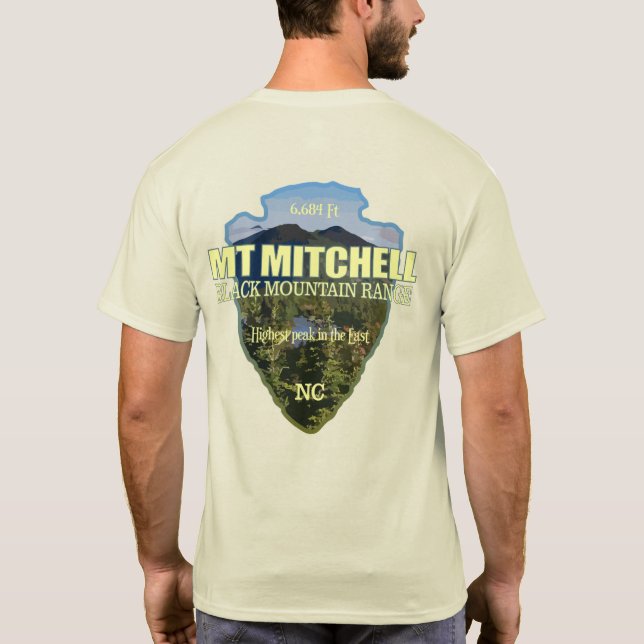 Camiseta Mt Mitchell (ponta de seta) (Verso)