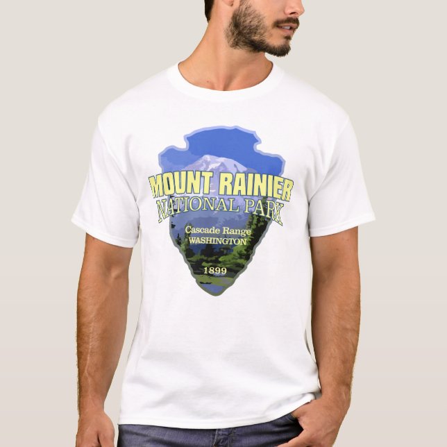 Camiseta Mt Rainier NP (seta) (Frente)