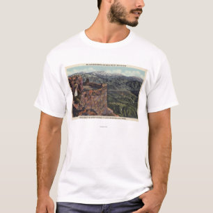 Camiseta Mt. San Bernardino, borda O o mundo Hwy