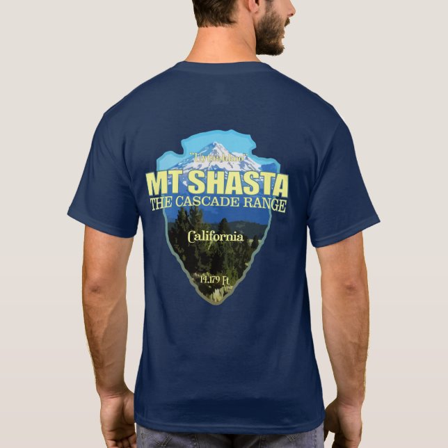 Camiseta Mt Shasta (seta) (Verso)
