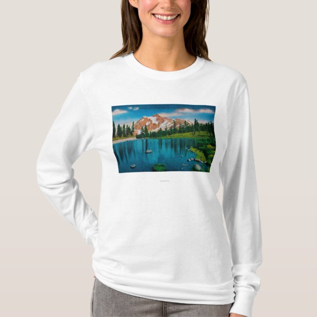 Camiseta Mt. Shuksan e lago picture, WA (Frente)