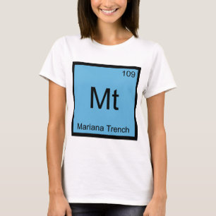 Camiseta Mt - Símbolo do Elemento Químico da Fossa