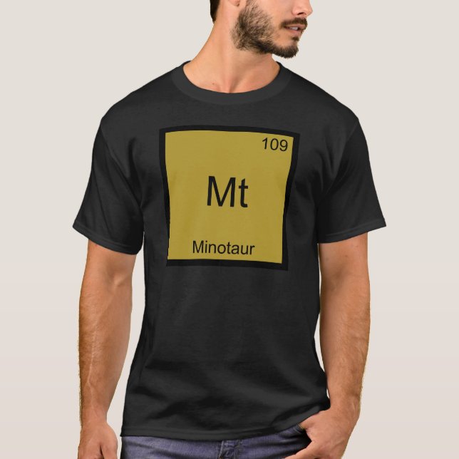 Camiseta Mt - Símbolo do Elemento Químico do Minot (Frente)